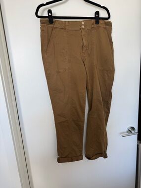 White House Black Market Women's Tan Utility Capris